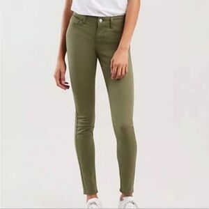 Levi's Olive Skinny Jeans for Women